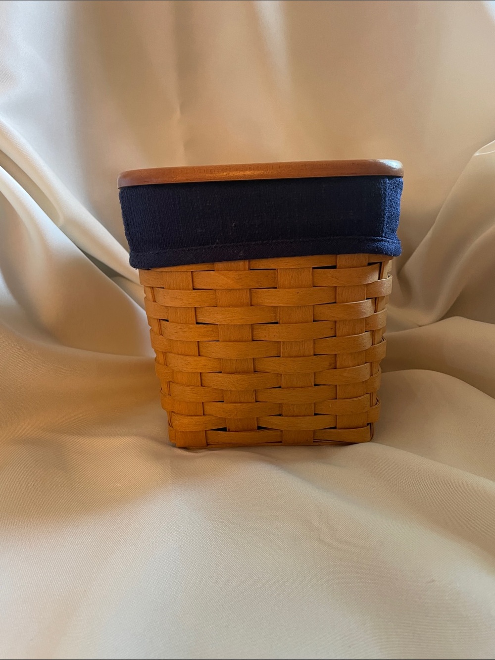 Longaberger tall tissue basket